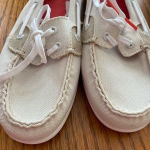 Sperry 10M Canvas Boat Shoes New without tags